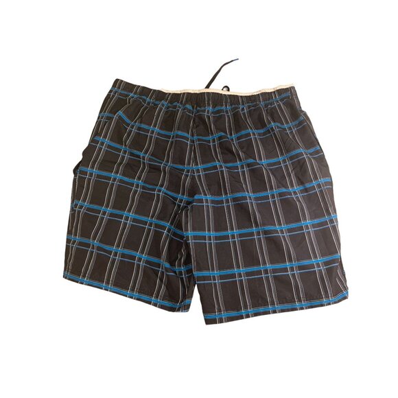 Speedo Mens Black Plaid Swim Shorts XXL - Picture 3 of 8